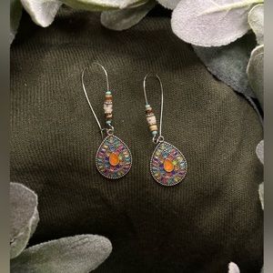 New colorful drop earrings